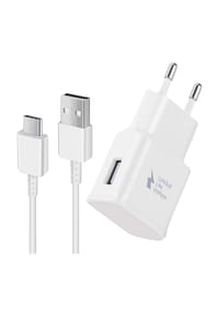 MANIKE - USB C Schnellladegerät Ladegerät mit USB C Ladekabel Schnellladekabel 1,5m - weiß