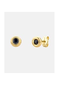 Diamant L'eternel - Ohrringe, mit Saphir, 585 Gelbgold - gold