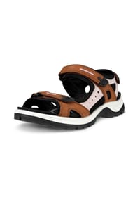 ecco® - Nubukleder Sandalen - Grün/Beige