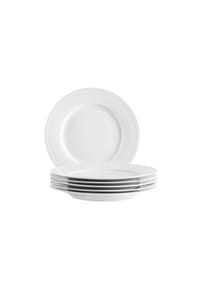 MÄSER Speiseteller Set, Porzellan Arlona - Arlona - weiß