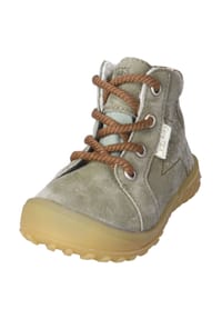 PEPINO® - Veloursleder/Textil Stiefelette - Grün/Braun