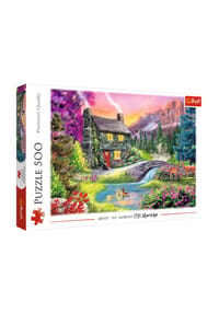 Trefl - Puzzle Bergidylle, Landschaft, 500 Teile, 48 x 34 cm - 