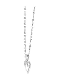 Adelia's Heart Collection - Halskette mit Anhänger – Herz aus 925 Silber - silber