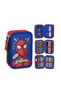 MARVEL - Spiderman Giotto Federmappe gefüllt – Schuletui & Stiftebox - 