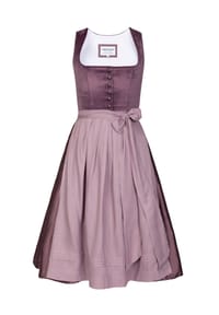 EDELNICE - Midi Dirndl Susi Samt Flieder - lila