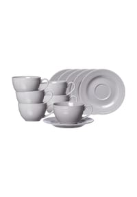 Ritzenhoff & Breker Kaffeetassen mit Untertassen Levi 220 ml 6er Set - LEVI - blau