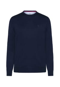 GALERIA - Pullover, Baumwolle, Rundhals-Ausschnitt, für Herren - B8889 NAVY MEL