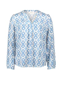 CARTOON - Blusenshirt mit Muster - Weiß/Blau
