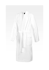JOOP! - BADEMANTEL Herren-Kimono 46/48, Weiß - Anthrazit