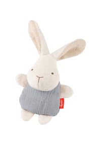 sigikid® - Greifling Hase sigibaby ,  für Babys und Kinder - grau