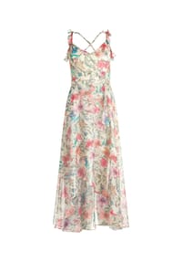 Vera Mont - Abendkleid mit Volant - Yellow/Green