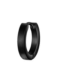 TRUE REBELS - Herren Ohrringe aus Edelstahl in schwarz - schwarz