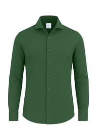 Vercate - Bügelfrei Businesshemd, Japanese Knitted, Slim Fit, Langarm, für Herren - beige
