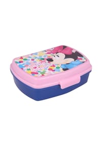 Disney - Disney Minnie Mouse Kinder Brotdose – Lunchbox Pausenbox Schulbrotbox - Blau 5,6x14x17cm