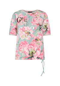 BETTY BARCLAY - Casual-Shirt mit Tunnelzug - Mint/Rosé