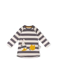 sigikid® - Kleid Schneehase ,  für Kinder - weiß/grau