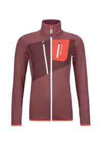 ORTOVOX - Fleecejacke FLEECE GRID Jacke mountain rose - mehrfarbig