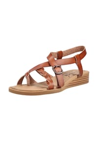 Blowfish® MALIBU - Lederimitat Sandalen - Schwarz/Weiß