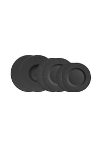 Villeroy & Boch Teller-Set Manufacture Rock 6er Set schwarz - MANUFACTURE ROCK - schwarz