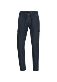 INDICODE - Leinenhose Cagle - Army