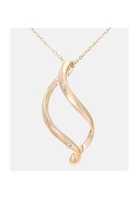 Diamant L'eternel - Kette mit Anhänger, mit Diamant, 375 Gelbgold - gold