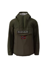 NAPAPIJRI - Herren Winterjacke - RAINFOREST WINTER 3, Iconic, Logo, Regular Fit, einfarbig - Schwarz