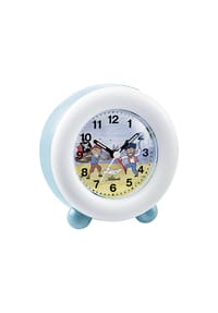 Atlanta by PARAGON - Atlanta Kinderwecker ohne Ticken mit Piraten-Motiv, Snooze & Leuchtring  - 2136/5 (Blau) - Blau