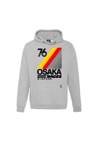 OLDSKULL - Hoodie Retro Japan City mit coolem Print - Heather Grey