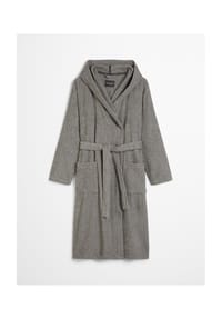 Marc O'Polo Home - Bademantel Timeless Men Melange - Anthrazit