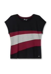 sheego - Oversize-Shirt - schwarz
