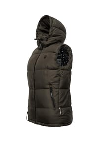 MARIKOO® - Steppweste Eisflöckchen - Anthracite