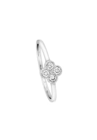 VANDENBERG - Damen Ring, 375er Weißgold mit 4 Diamanten, zus. ca. 0,15 Karat - WEISSGOLD
