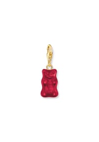 Thomas Sabo THOMAS SABO x HARIBO - Charm Goldbär Rot, vergoldet - gelbgoldfarben, rot
