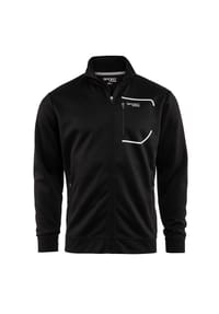 STOOKER® - SWEATJACKE SPORTJACKE Herren Sweatjacke - black