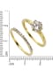 CELESTA® Damen Ring Set, 375er Gelbgold Bild 3