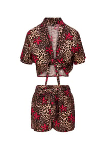 LINGADORE® - Set Shortama - Leopard print