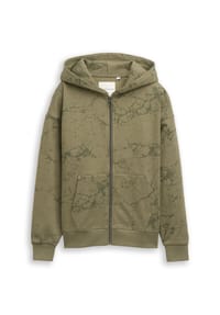 TOM TAILOR - Sweatjacke, Baumwolle, für Kinder - 40757 KHAKI NATURA