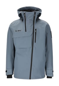 SLOPE® - Skijacke Zuko Mit innovativem Reißverschlussdesign - 1101 Slate Black