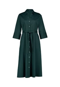 zero - Hemdblusenkleid, Bindegürtel, für Damen - 5149 GREEN FOREST