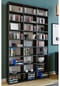 VCM. Holzregal stehend | platzsparender CD-Schrank für 1080 CDs oder 504 DVDs | Maße:  H. 181 x B. 102 x T. 23 cm | Elegantes DVD Regal stehend | Blu-Ray Regal | CD Regal  Megosa XL Bild 9