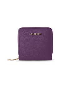 LAZAROTTI Bologna Leather - Bologna Leather Geldbörse Leder 10 cm - black