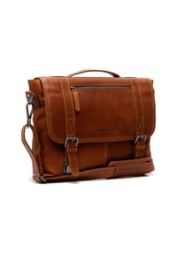 The Chesterfield Brand Veneto - Veneto Aktentasche Leder 38 cm Laptopfach - cognac