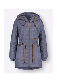 Witt - Jacke - khaki-weiß-geringelt