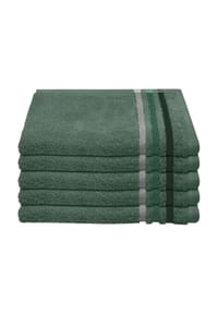 SCHIESSER - Gästetuchset Skyline Color - 5-teilig - altrosa