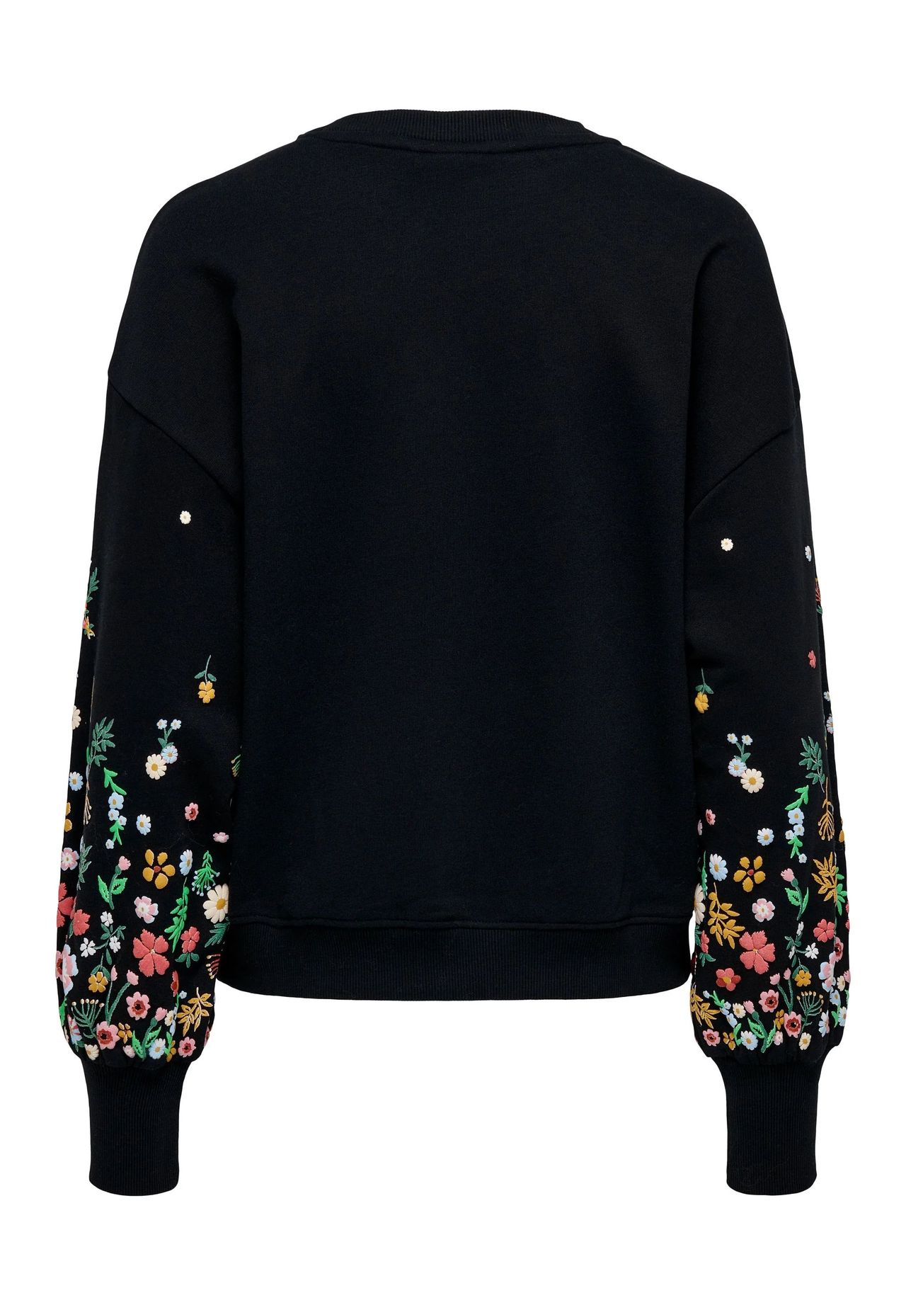 Only® Sweatshirt "Brooke", RippbüNdchen, FüR Damen, Schwarz, Xs
