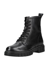 s.Oliver - Leder Stiefelette - Schwarz
