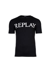 REPLAY Herren T-Shirt - 1/2-Arm, Rundhals, Logo, Baumwolle, Jersey Bild 1