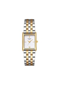 GLANZSTÜCKE MÜNCHEN - Damen Quarzuhr bicolor Edelstahl bicolor - silber/gelbgold