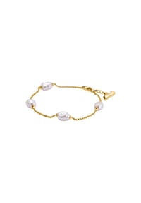 Thomas Sabo - Armband mit Perlen Natural Beauty - gelbgoldfarben