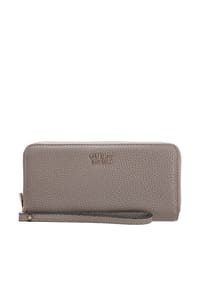 GUESS BRENTON - Brenton SLG Large Zip Around - Geldbörse 12cc 20.5 cm (dark taupe) - dark taupe